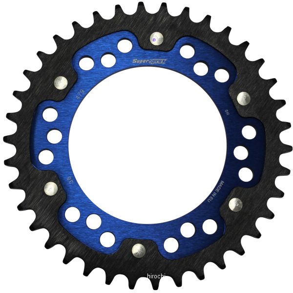 【メーカー在庫あり】 スーパースプロックス SUPERSPROX リアスプロケット ステルス 479-38T 青 RST-479:38-BLU JP店｜株式会社ヒロチー商事 店