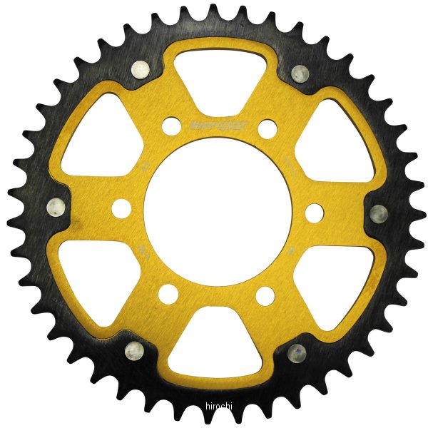 スーパースプロックス SUPERSPROX リアスプロケット ステルス 478-43T ゴールド RST-478:43-GLD JP店