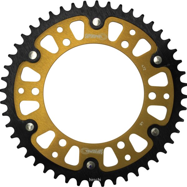 スーパースプロックス SUPERSPROX リアスプロケット ステルス 472-48T ゴールド RST-472:48-GLD JP店｜株式会社ヒロチー商事 店