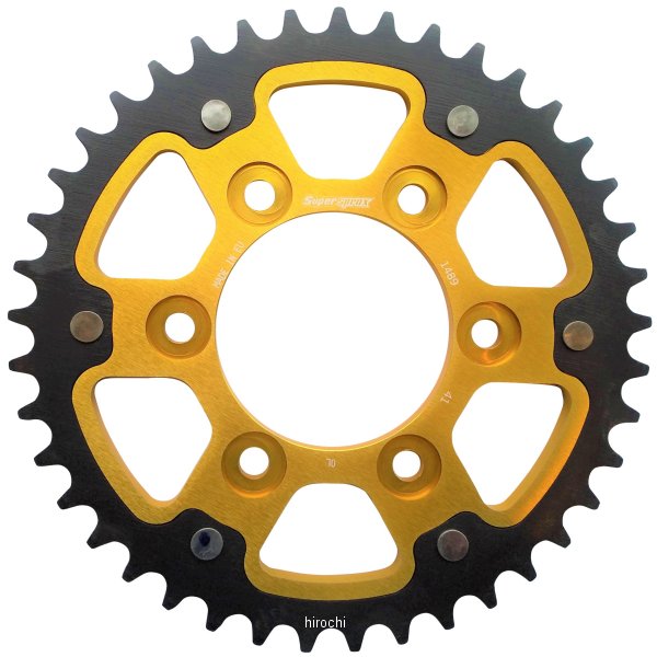 スーパースプロックス SUPERSPROX リアスプロケット ステルス 1489-41T ゴールド RST-1489:41-GLD JP店｜株式会社ヒロチー商事 店