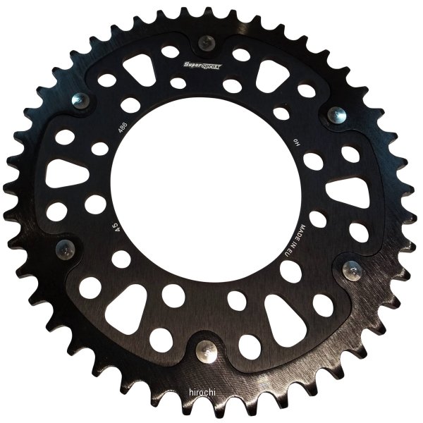 スーパースプロックス SUPERSPROX リアスプロケット ステルス 486-45T 黒 RST-486:45-BLK JP店|株式会社ヒロチー商事 店