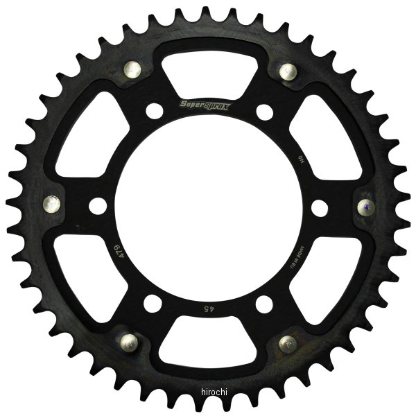 スーパースプロックス SUPERSPROX リアスプロケット ステルス 479-45T 黒 RST-479:45-BLK JP店|株式会社ヒロチー商事 店