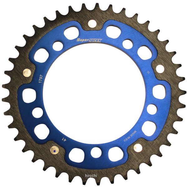 スーパースプロックス SUPERSPROX リアスプロケット ステルス 1797-41T 青 RST-1797:41-BLU JP店｜株式会社ヒロチー商事 店