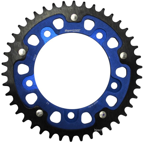 【メーカー在庫あり】 スーパースプロックス SUPERSPROX リアスプロケット ステルス 1800-42T 青 RST-1800:42-BLU JP店|株式会社ヒロチー商事 店