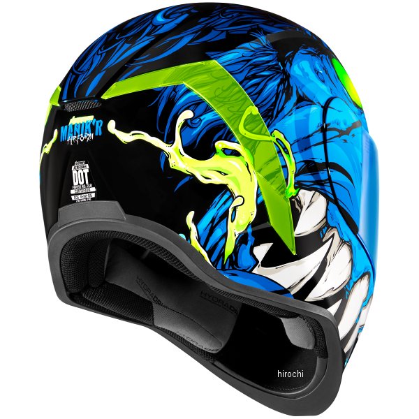 アイコン Icon フルフェイスヘルメット Airform Manik R 青色信号 3xサイズ 0101 Jpストアー Newbyresnursery Com