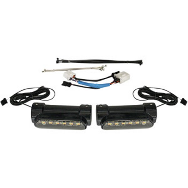 【USA在庫あり】 カスタム ダイナミクス エンジンガードLED ウインカー機能付 97年-13年 グロスブラック 2040-2529 JP店
