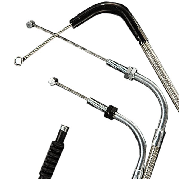 【メーカー在庫あり】 エムテック中京 M-TEC中京 MRS スロットルケーブル 100mm アップハンドルType-2用 CB400Four 黒 FGL-H4007A10B JP店