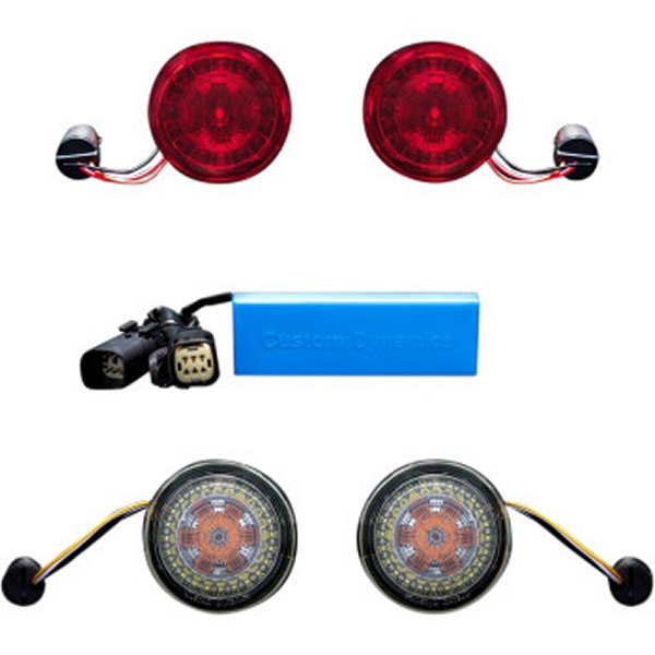 【USA在庫あり】 カスタム ダイナミクス LEDウインカー BCM 10年-13年 FLHX 2020-1575 JP店