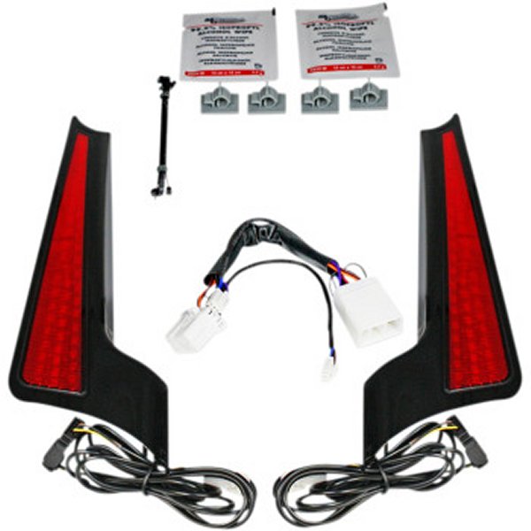 【USA在庫あり】 カスタム ダイナミクス LEDパネル 06年-09年 FLHX 黒/赤 2040-2520 JP店