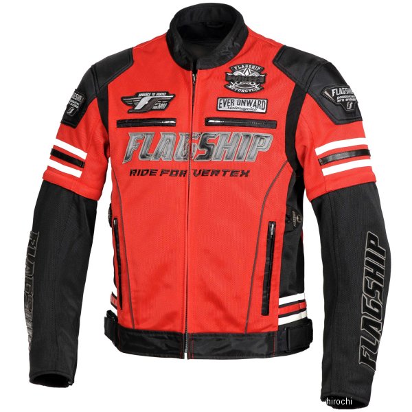 フラッグシップ FLAGSHIP 春夏モデル イクシードメッシュジャケット 赤 LWサイズ FJ-S203SP JP店｜株式会社ヒロチー商事 店