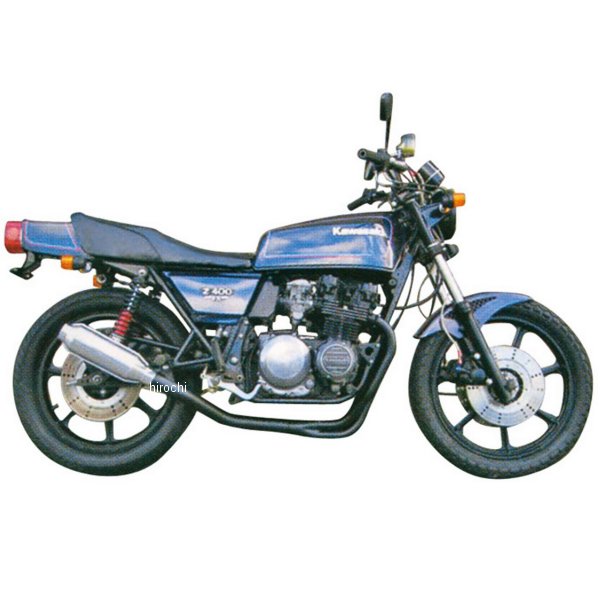 エムテック中京 M-TEC中京 MRS フルエキゾースト モナカ Z400FX 黒 ZPM-K40-040B JP店