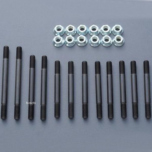 【メーカー在庫あり】 エムテック中京 M-TEC中京 MRS メインベアリング クランク スタッドボルトセット 72年-85年 Z1、Z2、Z1000 クロモリ MRS-K-E020 JP店