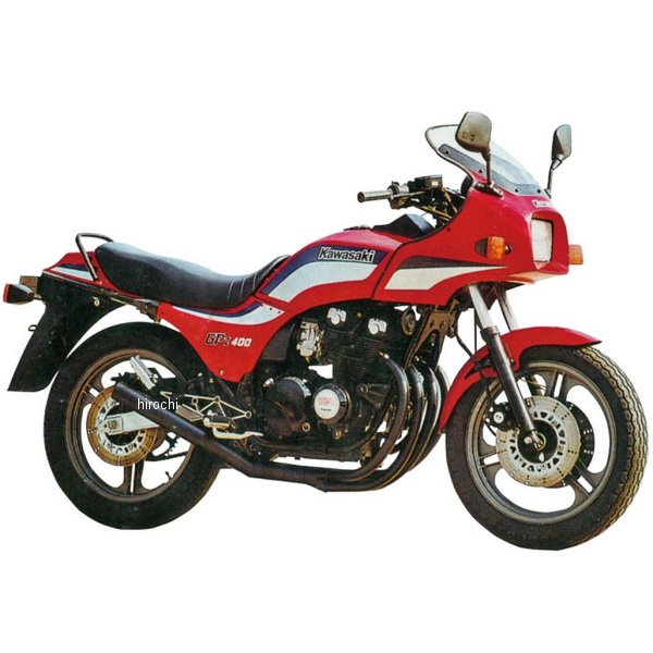 【メーカー在庫あり】 エムテック中京 M-TEC中京 MRS フルエキゾースト ショート管 GPZ400F 黒 MRS-MUK40-05B JP店