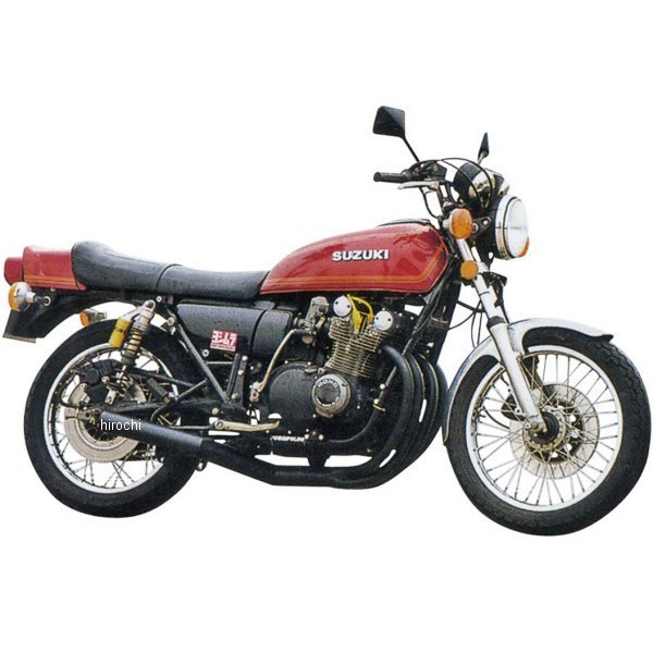 gs750 マフラー ゼスカン ヨシムラタイプ GS750E/G用 ヨシムラスタイル 【 ゼス管ショートマフラー 3D曲げ