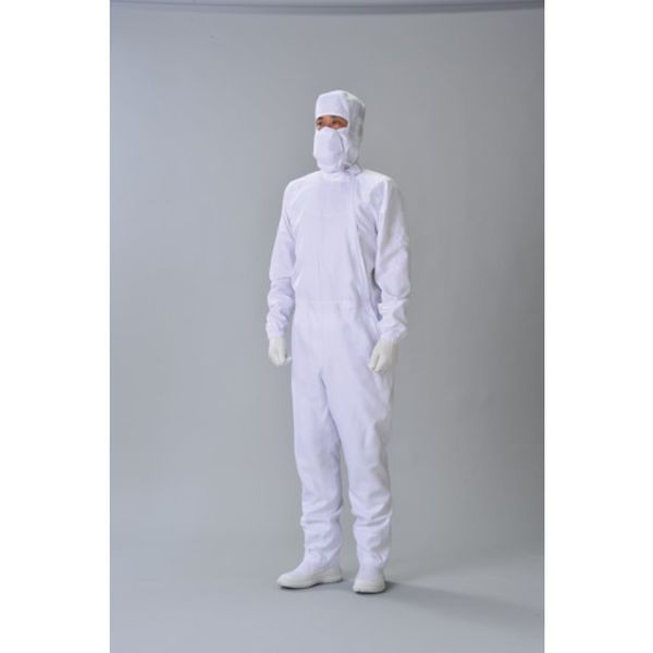 【メーカー在庫あり】 クリーンルーム用ウェア ADCLEAN クリーンスーツ 白 LL 着丈172~179cm CH11031LL JP店|株式会社ヒロチー商事 店
