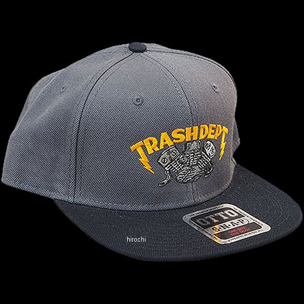 【メーカー在庫あり】 トラッシュデポ TRASHDEPT TRASH DEPT オリジナルキャップ チャコール/ブラック 026852-NF JP店