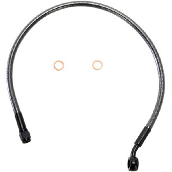 【USA在庫あり】 マグナム MAGNUM フロント ブレーキライン 10mm/35°アッパー 21インチ(533mm) 黒 1741-4070 JP店