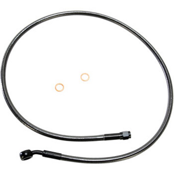 【USA在庫あり】 マグナム MAGNUM フロント ブレーキライン 10mm/35°アッパー 36インチ(914mm) 黒 1741-4078 JP店