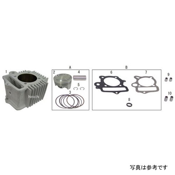 SP武川 シリンダーキット 124H A/鍛造ピストン 12Vモンキー 01-04-8225 JP店 44,859円
