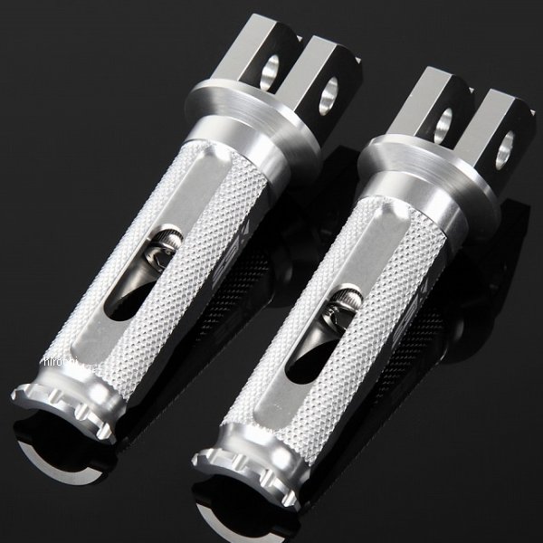 【メーカー在庫あり】 スピードラ SPEEDRA アルミ削り出しステップ レーシングタイプ ライダー用 シルバー/シルバー AFPR108SR JP店