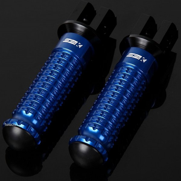 【メーカー在庫あり】 スピードラ SPEEDRA アルミ削り出しタンデムステップ スタンダードタイプ パッセンジャー用 黒/青 AFPS204BE JP店|株式会社ヒロチー商事 店