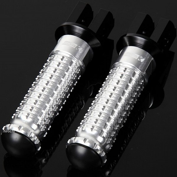 【メーカー在庫あり】 スピードラ SPEEDRA アルミ削り出しステップ スタンダードタイプ ライダー用 黒/シルバー AFPS208SR JP店｜株式会社ヒロチー商事 店