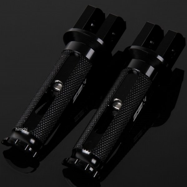 【メーカー在庫あり】 スピードラ SPEEDRA アルミ削り出しタンデムステップ レーシングタイプ パッセンジャー用 黒/黒 AFPR212BK JP店