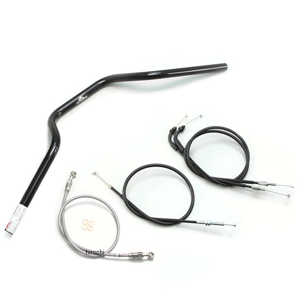 ハリケーン ヨーロピアン3型 ハンドルセット BK CB250R H032-072B JP店|株式会社ヒロチー商事 店