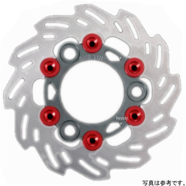 【メーカー在庫あり】 シフトアップ ウェーブ フローティング ディスクローター 160mm NSF100 リア スモークガンメタ/青 201251-29 JP店
