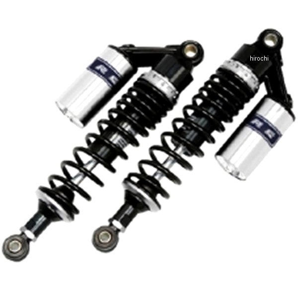 【メーカー在庫あり】 NBS バイクパーツセンター RCリアショック 汎用 Sタイプ Ver.R 黒/シルバー 501034 JP店