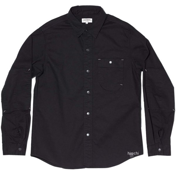 6580 カドヤ KADOYA 秋冬モデル ワークシャツ MOTO WORK SHIRT 黒 3Lサイズ 6580-0 BK 3L JP店 豪華で新しい