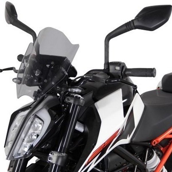 エムアールエー MRA スクリーン スポーツ 17年-22年 DUKE 390/200/125 スモーク 4025066164615 JP店