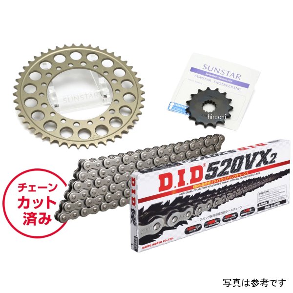 サンスター スプロケット＆チェーンキット 520 88年-89年 XR250R スチール KD34401 JP店