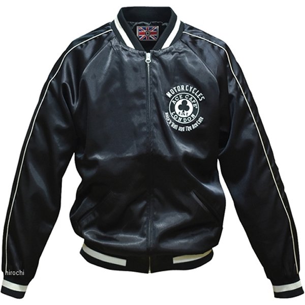 【メーカー在庫あり】 エースカフェロンドン ACE CAFE LONDON スカジャン Live to Ride 黒 XLサイズ AC001SJ-BK-XL JP店
