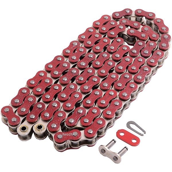EKチェーン 江沼チェーン 420SR 148L クリップジョイント メタルレッド 4571291808232 JP店