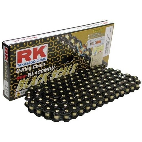 【メーカー在庫あり】 RKジャパン BL420MRU-130 ブラックスケールシリーズチェーン (130L) BL420MRU130 JP店