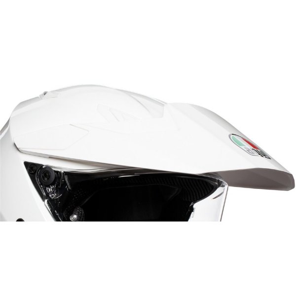 【メーカー在庫あり】 エージーブイ AGV ショートピーク SOLID AX9 白 KIT7633100401 JP店