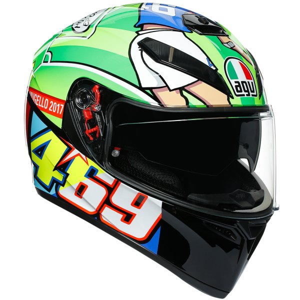 品質が エージーブイ AGV フルフェイスヘルメット K3 SV ROSSI MUGELLO