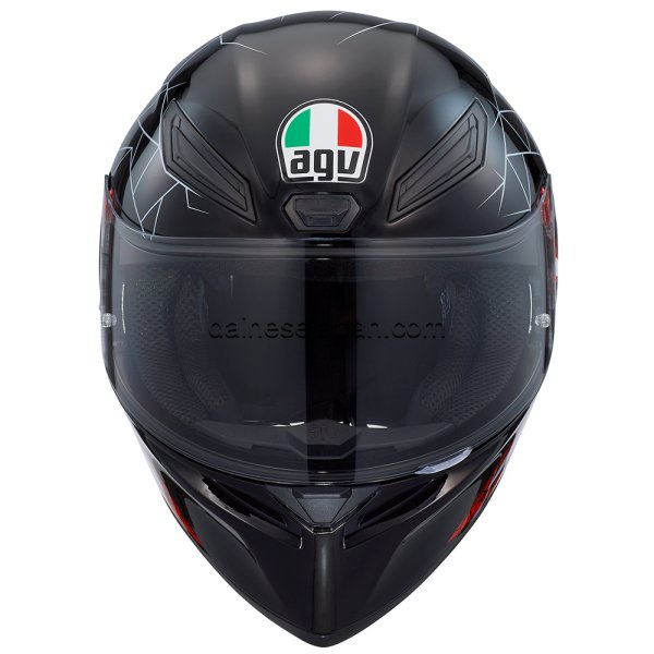 エージーブイ AGV フルフェイスヘルメット 赤 黒 028192IY017-XL K1 JP 