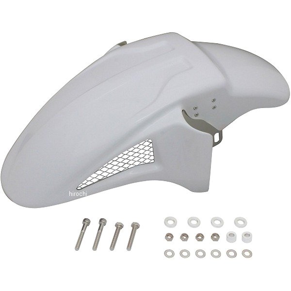 【メーカー在庫あり】 ポッシュ POSH フロントフェンダー 3D-TECH 11年以前 XJR1300 白ゲルコート 062106-2W JP店