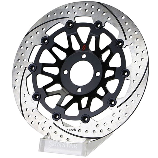 サンスター プレミアムレーシング フロントディスクローター φ267/4.0mm 12年-19年 TMAX530 黒 左用 EM508FL JP店