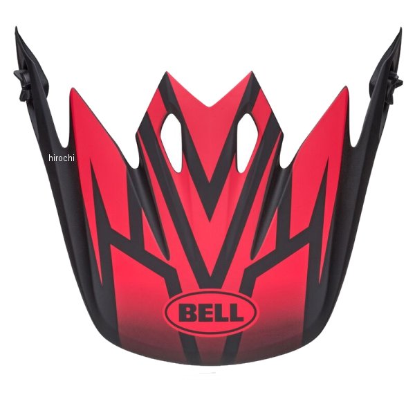 【メーカー在庫あり】 ベル BELL バイザー MX-9 MIPS ディスラプト マットブラック/赤 7137529 JP店