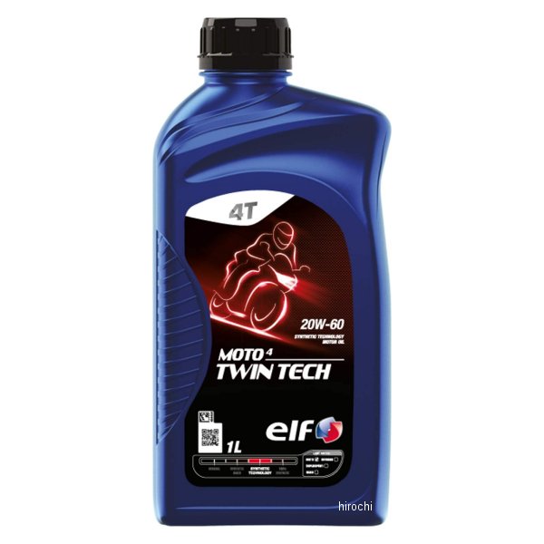 エルフ elf 4サイクルオイル MOTO 4 TWIN TECH 20W60 1L 12本入り 213944 JP店