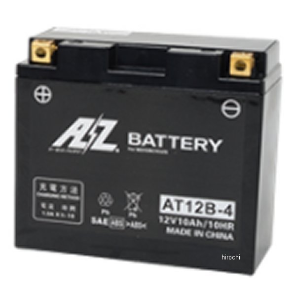 【メーカー在庫あり】 AT12B-4 エーゼット AZ バッテリー 液入り充電済 4950545350480 JP店