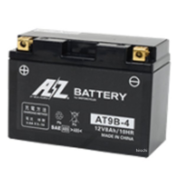 【メーカー在庫あり】 AT9B-4 エーゼット AZ バッテリー 液入り充電済 4950545350541 JP店