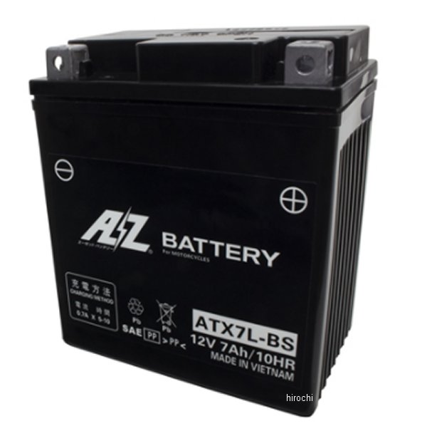 【メーカー在庫あり】 ATX7L-BS エーゼット AZ バッテリー 液入り充電済 4950545351500 JP店