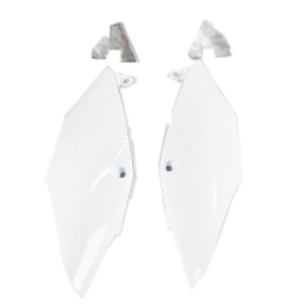 【メーカー在庫あり】 UFO PLAST ユーフォープラスト サイドパネル CRF450RX、CRF450R、CRF250RX、CRF250R 白 UF-4684-041 JP店