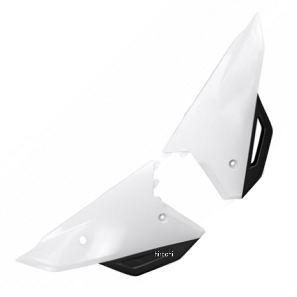 【メーカー在庫あり】 UFO PLAST ユーフォープラスト サイドパネル CRF450RX、CRF450R、250RX、CRF250R 白 UF-5606-041 JP店
