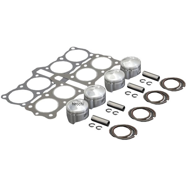 ワイセコ WISECO ピストンキット 70mm 1015cc 10.25:1 72年-80年 Z1、Z2、Z1000 K1015 JP店