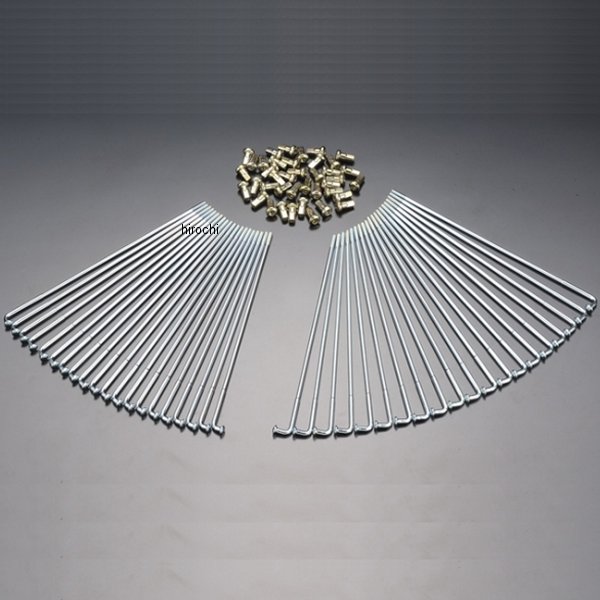 【メーカー在庫あり】 ピーエムシー PMC スポークセット ディスク W3、500SS ユニクロメッキ 72-5108 JP店画像